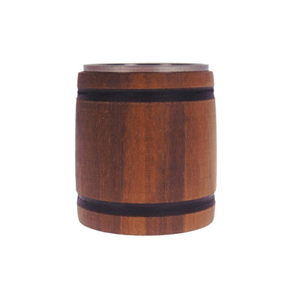 Dark Oak Wooden Mug 50 ml  1.7 oz, steel inside wooden cup, wooden drinking mug, historical mug, rustic mug, medieval replica