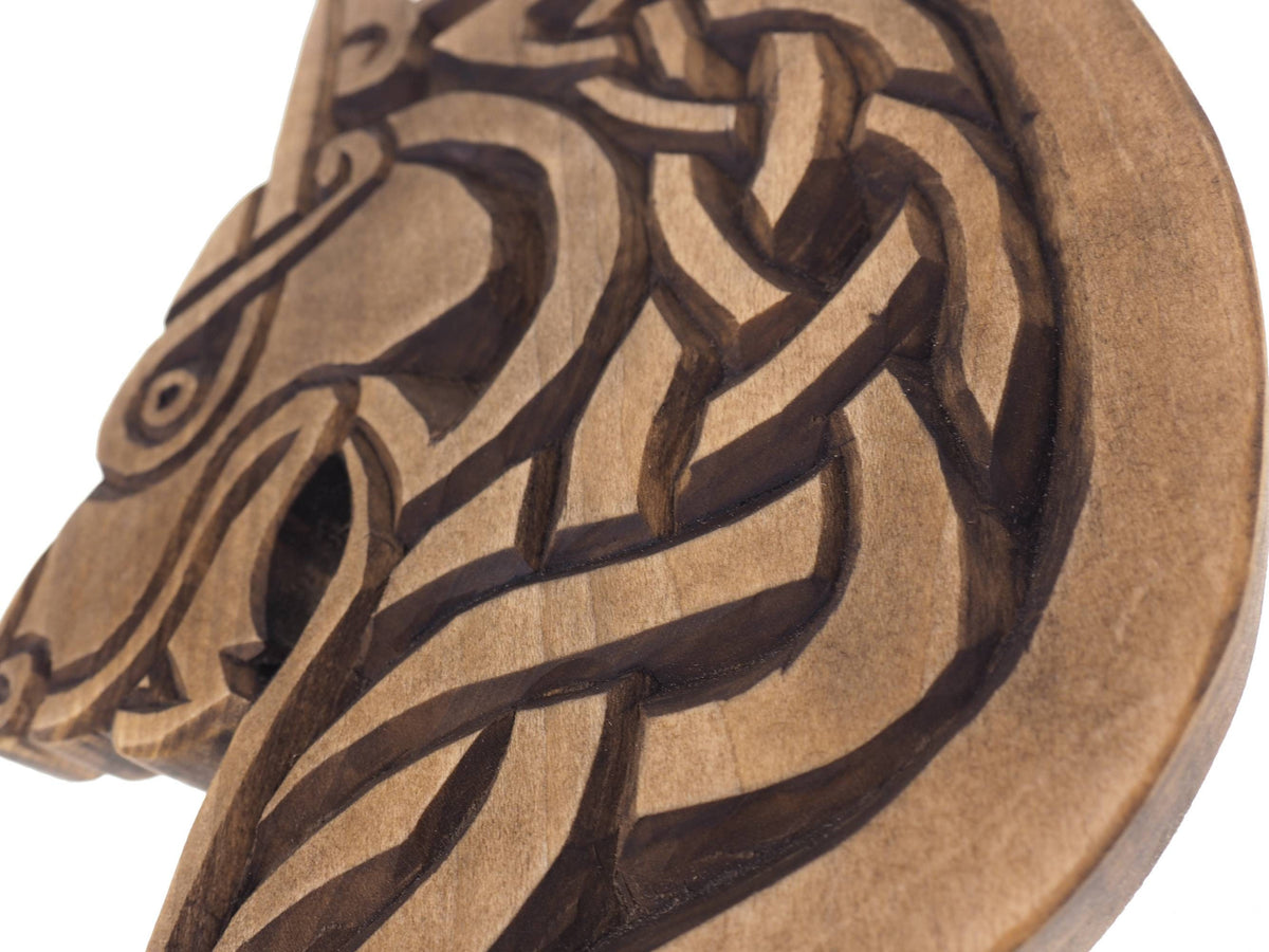 Viking wolf Wall Sign, Viking decor, hand carved wall sign, Viking art, wall hanging, carved bear. Norse art, Scandinavian, Viking  banner,