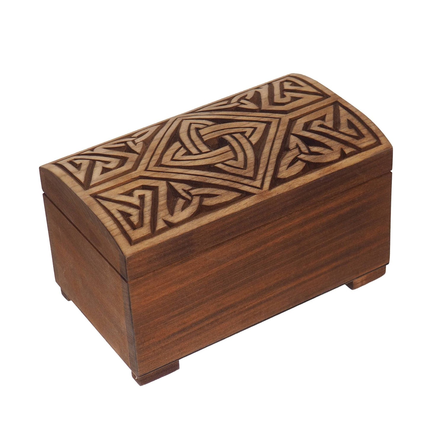 Wooden historical jewelry box with inside tray, celtic,  memory box, hand carved, gift box, wooden box, personalized, jewelry organizer,