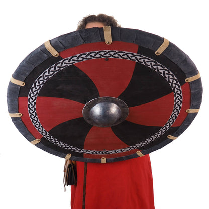 Viking shield, Personalized, cross,  Viking Shield, Hand Painted, Norsman shield, Wall decor, Larp and reenactment, SCA ready, pub decor