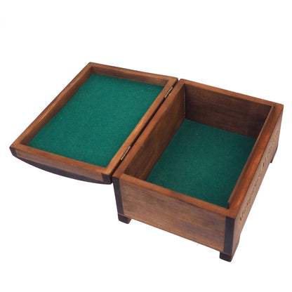 Personalized wooden hand carved jewelry box, Shamrock, keepsake box, jewelry storage, memory box, celtic,  hand carved, gift box, wooden box