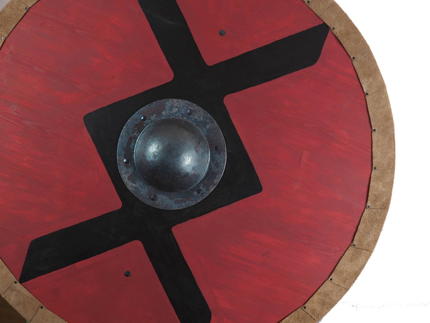 Ingwaz rune Viking Shield Pattern, Norsman shield, Wall decor, Larp and reenactment, SCA ready, black shield