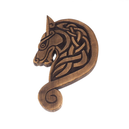 Viking wolf Wall Sign, Viking decor, hand carved wall sign, Viking art, wall hanging, carved bear. Norse art, Scandinavian, Viking  banner,