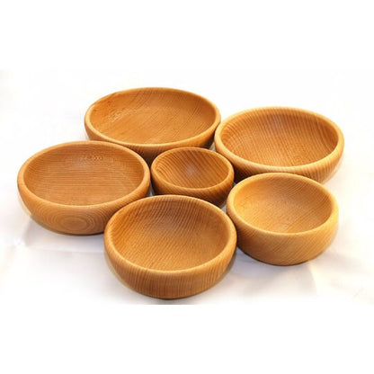 Beech wooden bowl