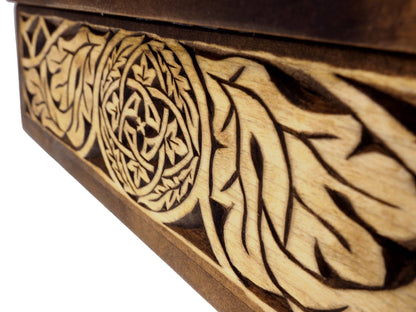 Personalized Hand carved medieval bureau box, wooden desk,  hand carved writer place, medieval, SCA, LARP, reneaccment and fantasy equipment