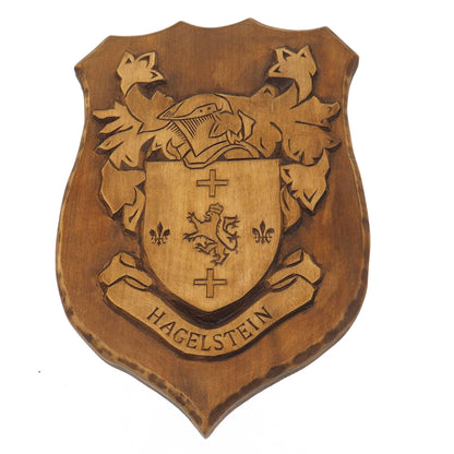 Tournament Personalized Family Crest, Hand Carved, Coat of Arms, Custom, Family Shield, Wooden Emblem, Wedding Wood Art, Heraldic, Woodcraft