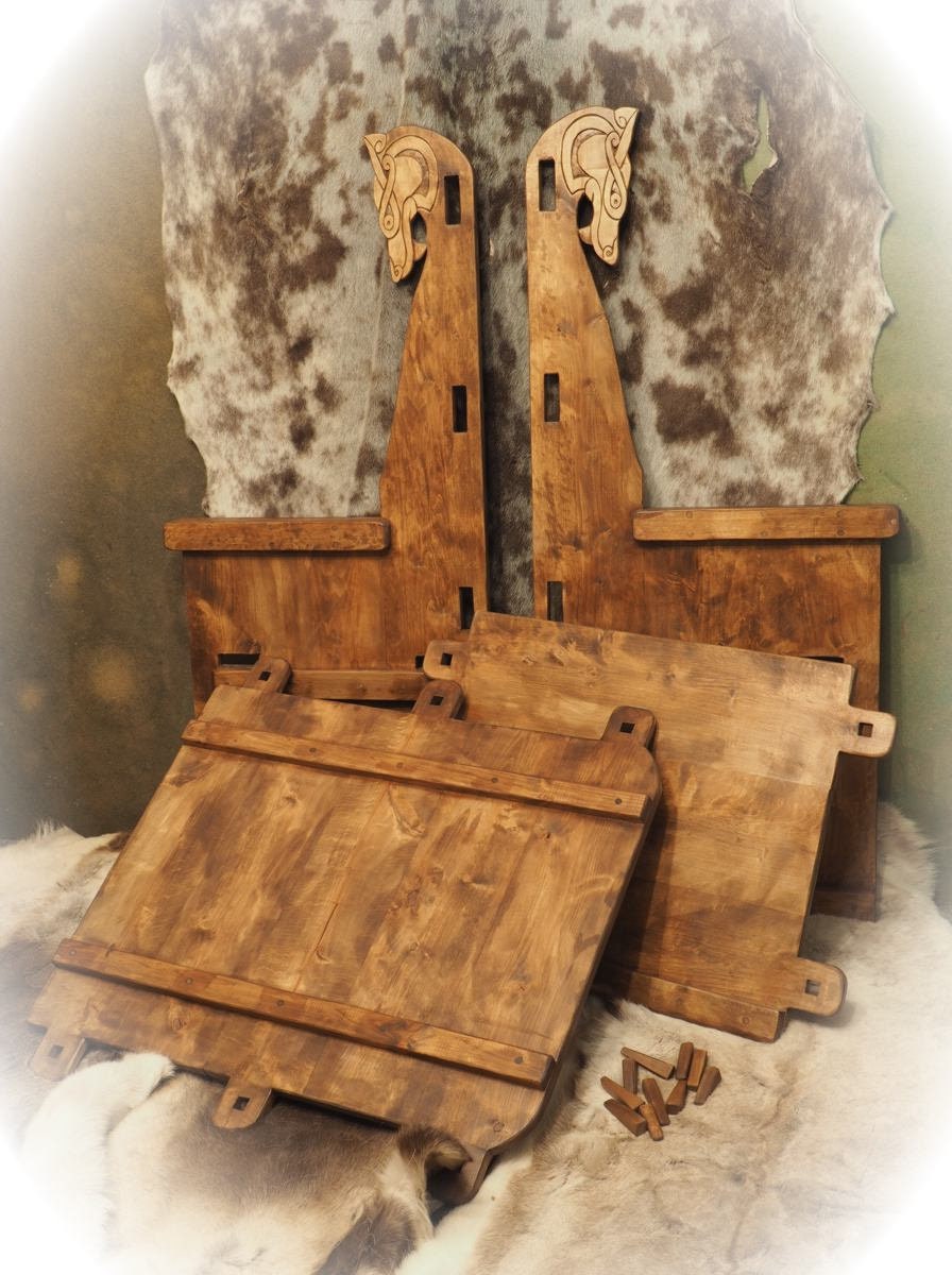 Viking medieval throne , larp, sca reenactment chair, historical furniture, viking throne,
