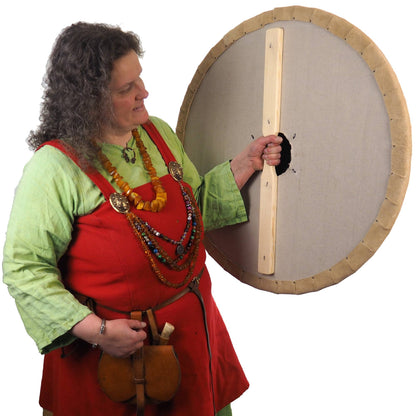 Blank custom pattern Viking Shield, 30 inch, Double side covered, linen cover. Norsman shield, Wall decor, Larp and reenactment, SCA ready,
