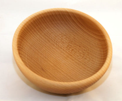 Beech wooden bowl