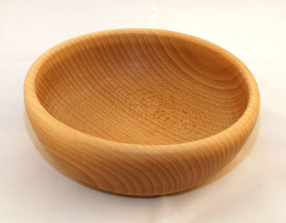 Beech wooden bowl