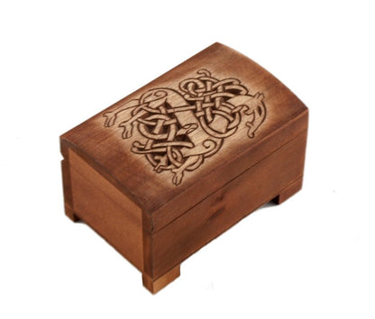 wooden historical jewelry box