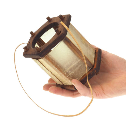 Small  Medieval Lantern,Chestnut  Witcher, wooden, Viking lamp, Larp, SCA, Lantern, Candle light, Historical Re-enactment