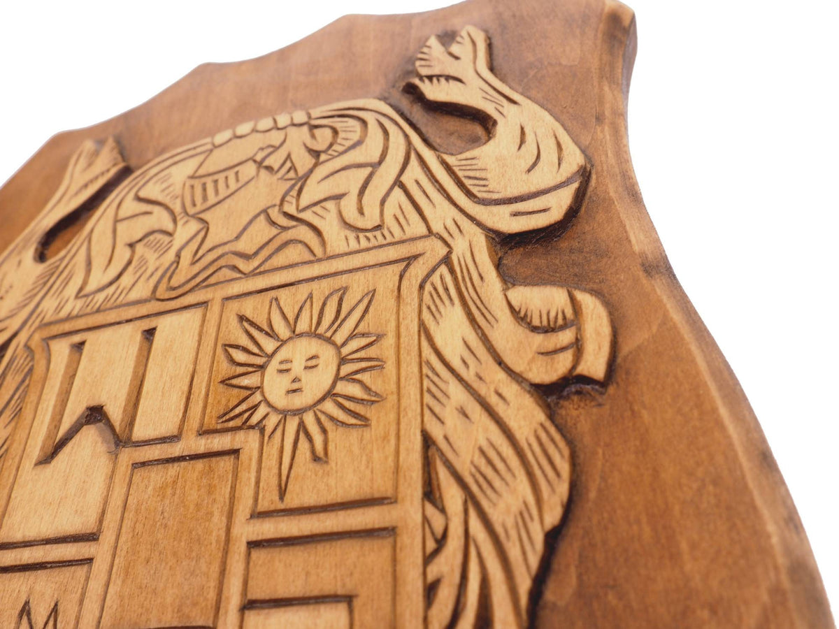 Personalized Family Arms Crest, Hand Carved, Coat of Arms, Custom, Family Shield, Wooden Emblem, Wedding Wood Art, Heraldic, Woodcraft