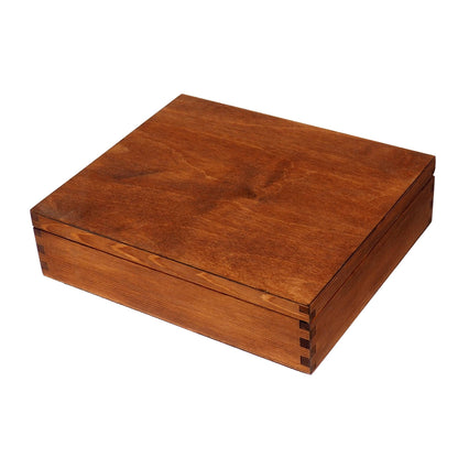 Handmade wooden  jewelry box, divided inside, 12 compartments,  memory box,  gift box, wooden box, personalized, jewelry organizer,