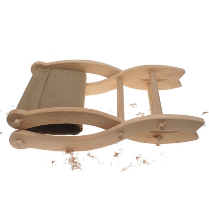 Medium Wooden Folding Stool, Wooden, medieval, folding, viking, larp, sca reenactment, camping gear,