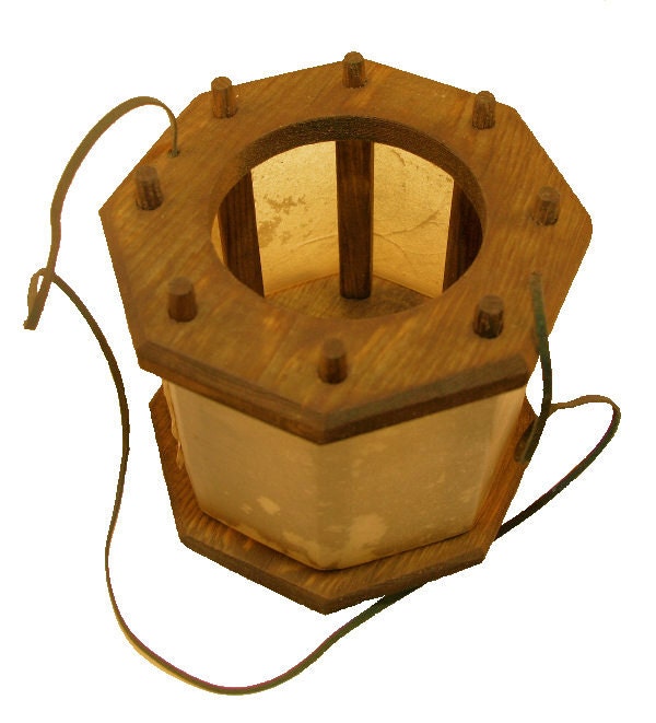 Medium Wooden Medieval Lantern