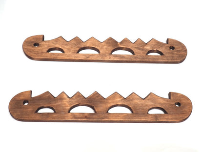 Viking bag handles, wooden, birka and Hedeby- Haithabu orgins. Reenactment.