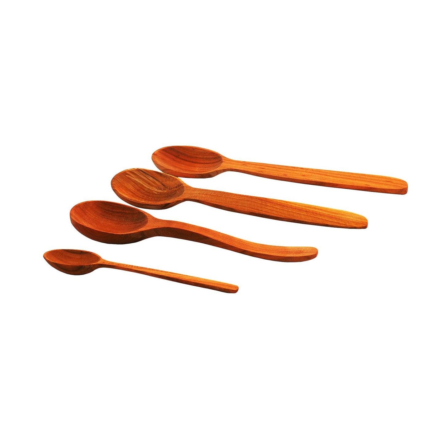 Medieval wooden spoon, cherry table spoon, medieval teaspoon, medieval tableware, medieval kitchen utensils, wooden tableware