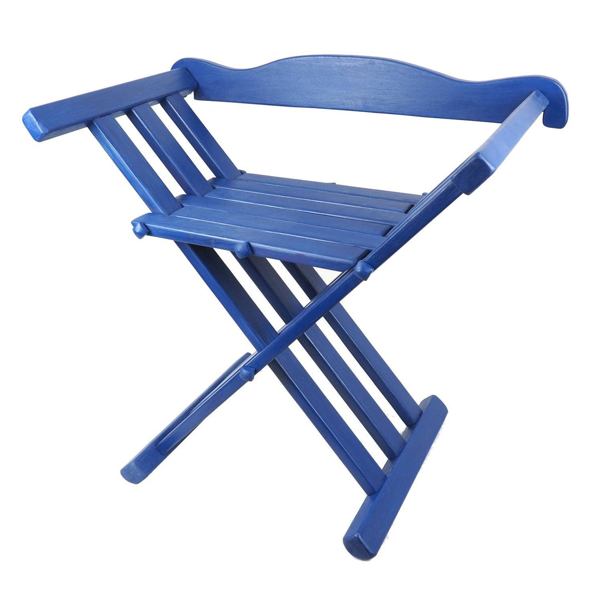 Personalized color Wooden medieval viking folding chair with back support