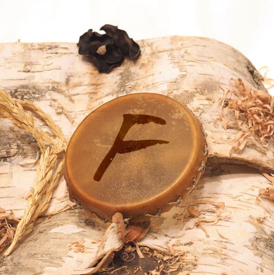 Small runic drum shamanic pedant, viking runic drum pendant, pedant jewelry, runes