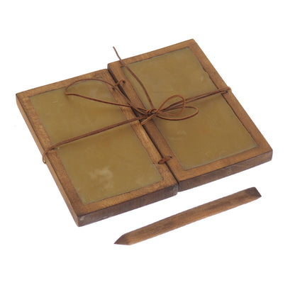 Wax tablet, Viking pattern, hand made, medieval theme, gift , Larp and SCA, reenactment,