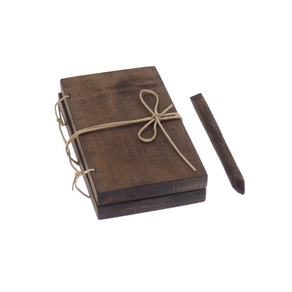 Black Wax tablet, oak color Viking, hand made, medieval theme, gift, Larp SCA, reenactment,