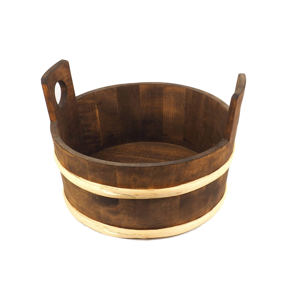 Wooden Tub, Water Bucket , 3 galon, 13 Litre, wedding gift, SCA Larp, handmade, pesonalized,