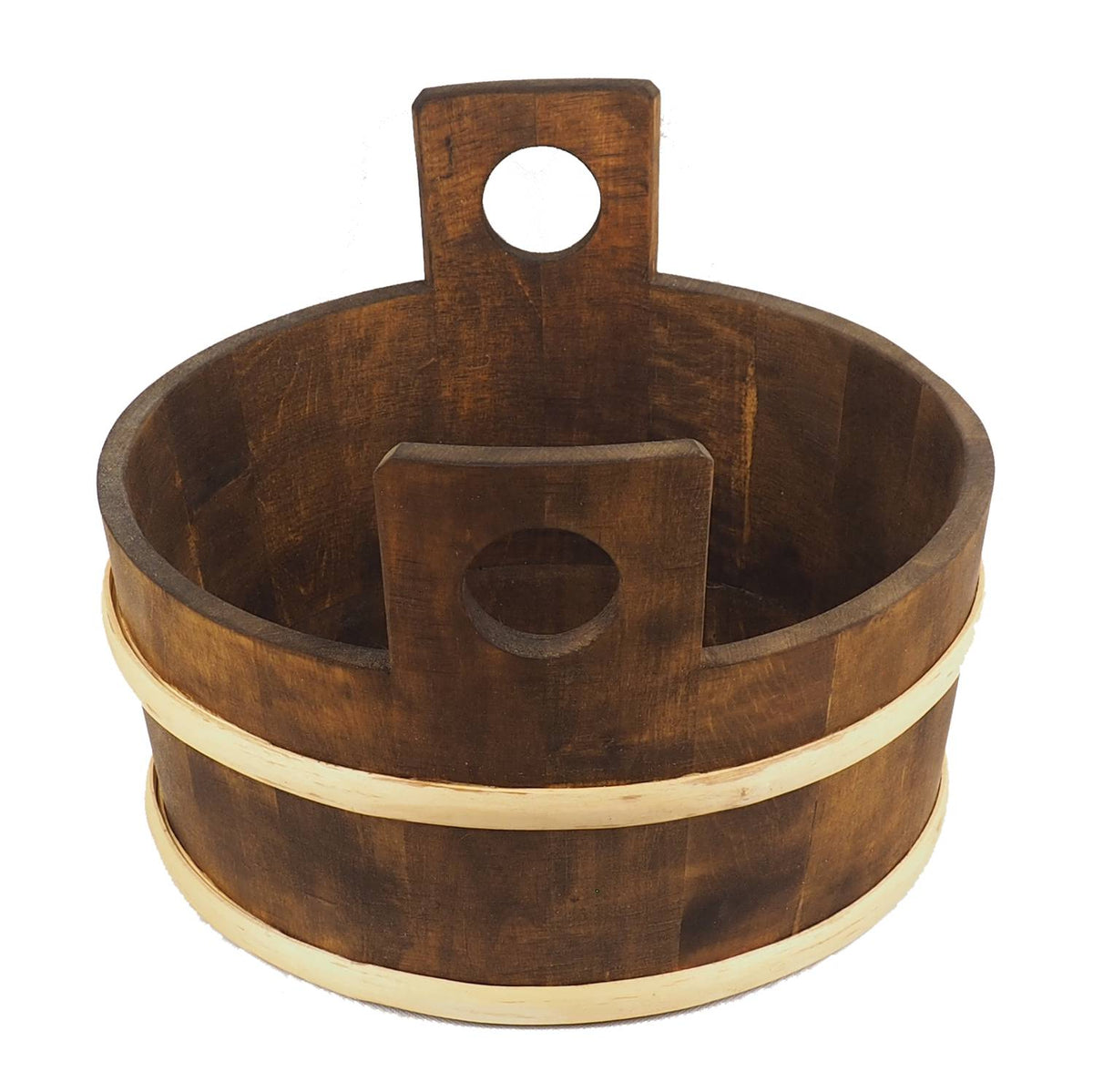 Wooden Tub, Water Bucket , 3 galon, 13 Litre, wedding gift, SCA Larp, handmade, pesonalized,