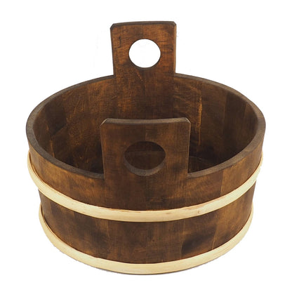 Wooden Tub, Water Bucket , 3 galon, 13 Litre, wedding gift, SCA Larp, handmade, pesonalized,