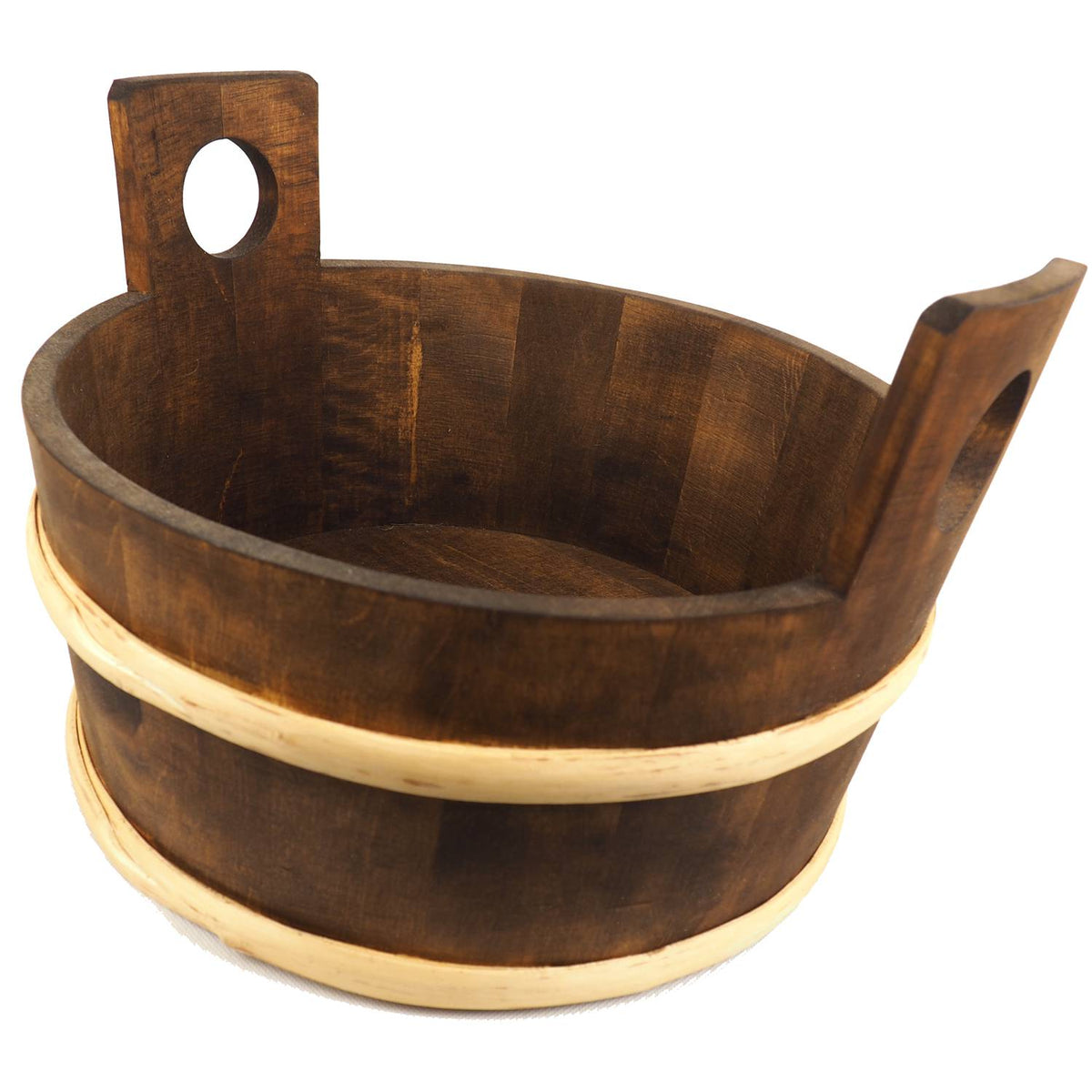 Wooden Tub, Water Bucket , 3 galon, 13 Litre, wedding gift, SCA Larp, handmade, pesonalized,