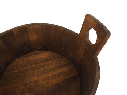 Wooden Tub, Water Bucket , 3 galon, 13 Litre, wedding gift, SCA Larp, handmade, pesonalized,