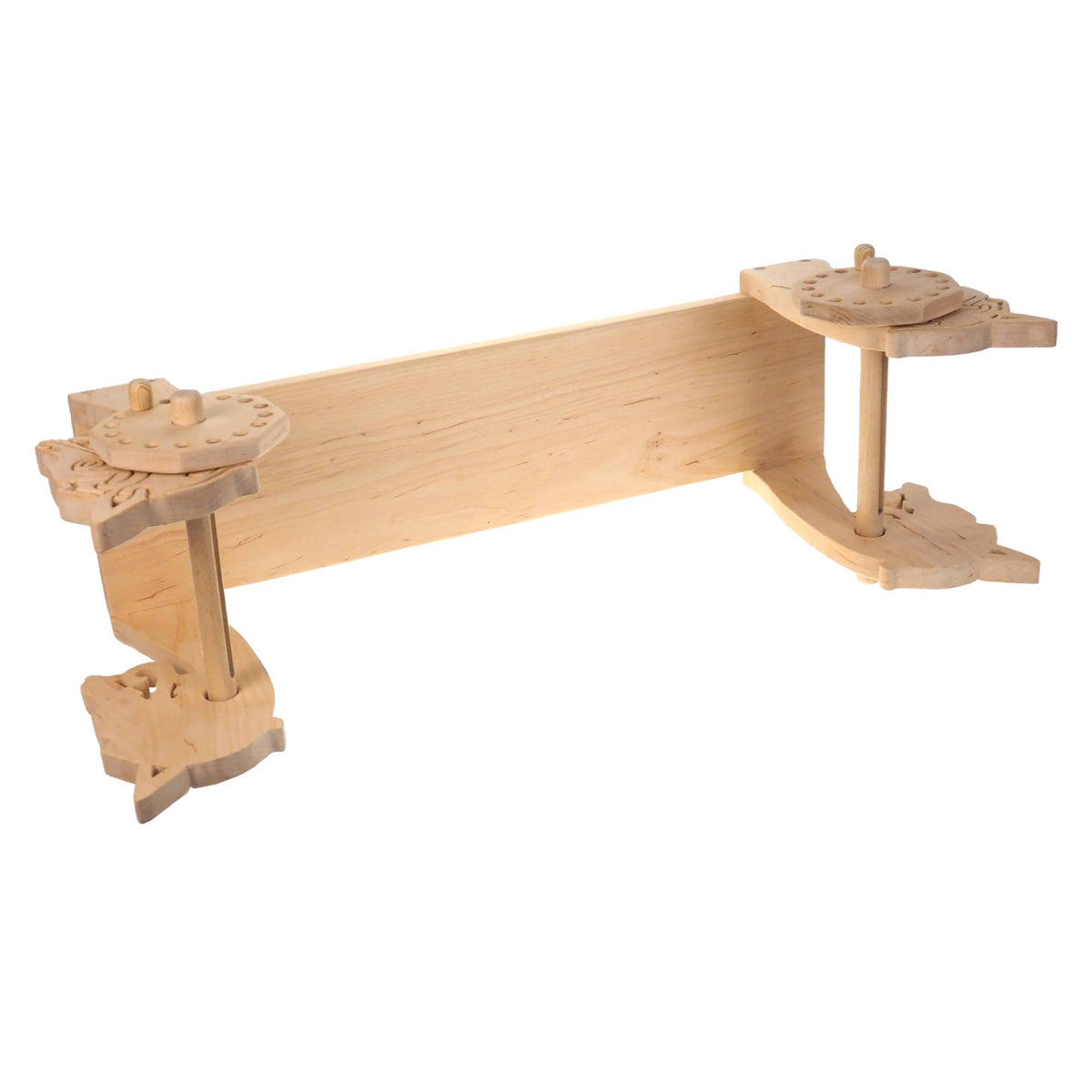 Dragon Head Handmade Alder Wood Tablet Weaving Loom: Viking Knit, Medieval Reenactment
