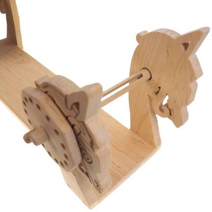 Dragon Head Handmade Alder Wood Tablet Weaving Loom: Viking Knit, Medieval Reenactment