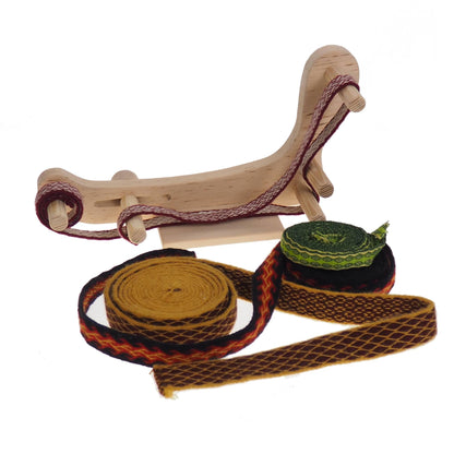 Mini Tablet Weaving Loom, Card / Inkle,  Viking weaving, lap weaving medieval knitting tools, historical reenactment
