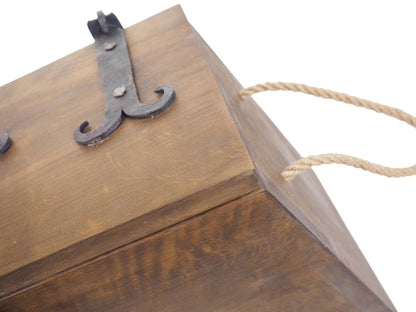 Simple Personalized Viking Chest, hand made, Norse box, chest with forged fittings, perfect wedding gift, SCA and Larp, treasure chest