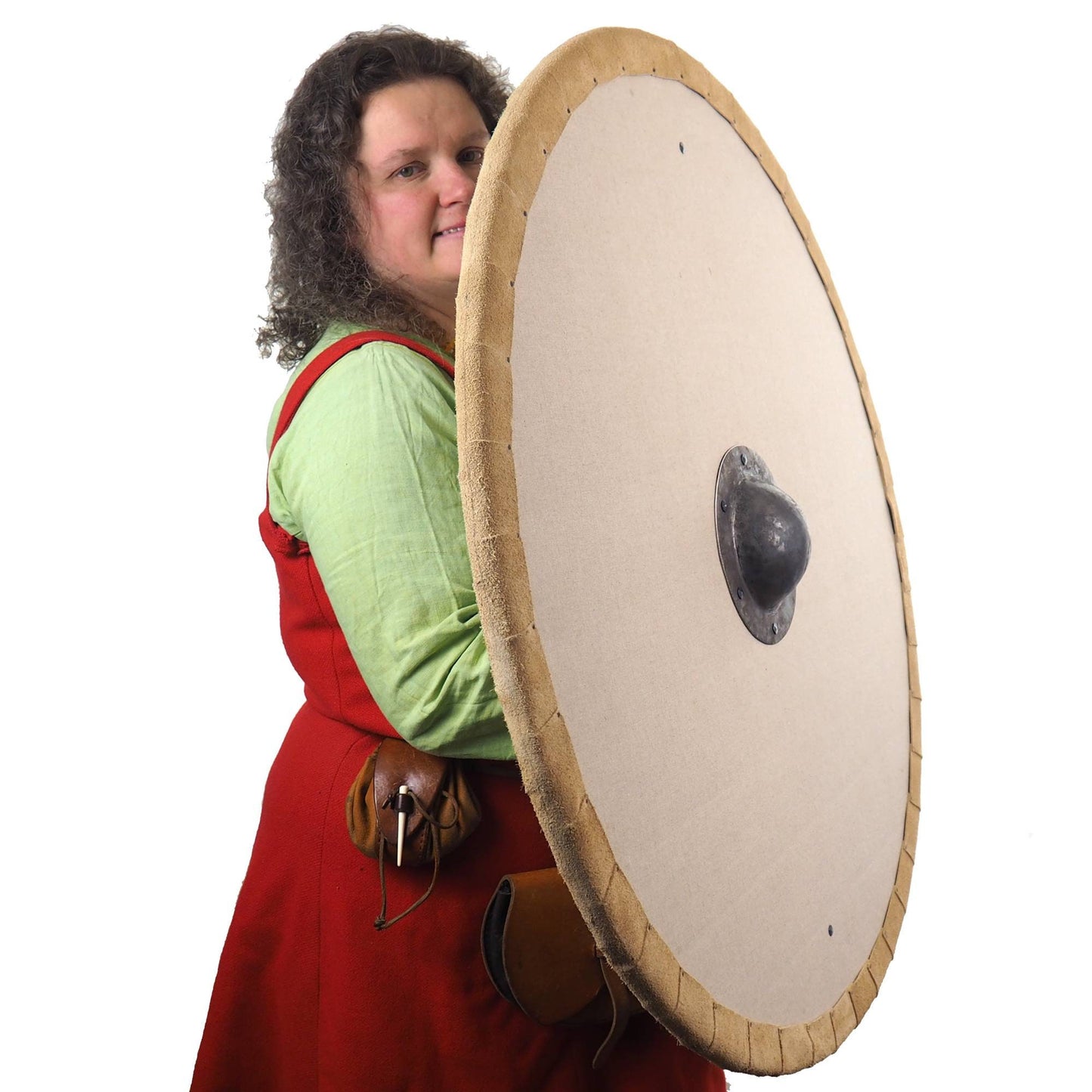 Blank custom pattern Viking Shield, 36 inch, Double side covered, linen cover. Norsman shield, Wall decor, Larp and reenactment, SCA ready,