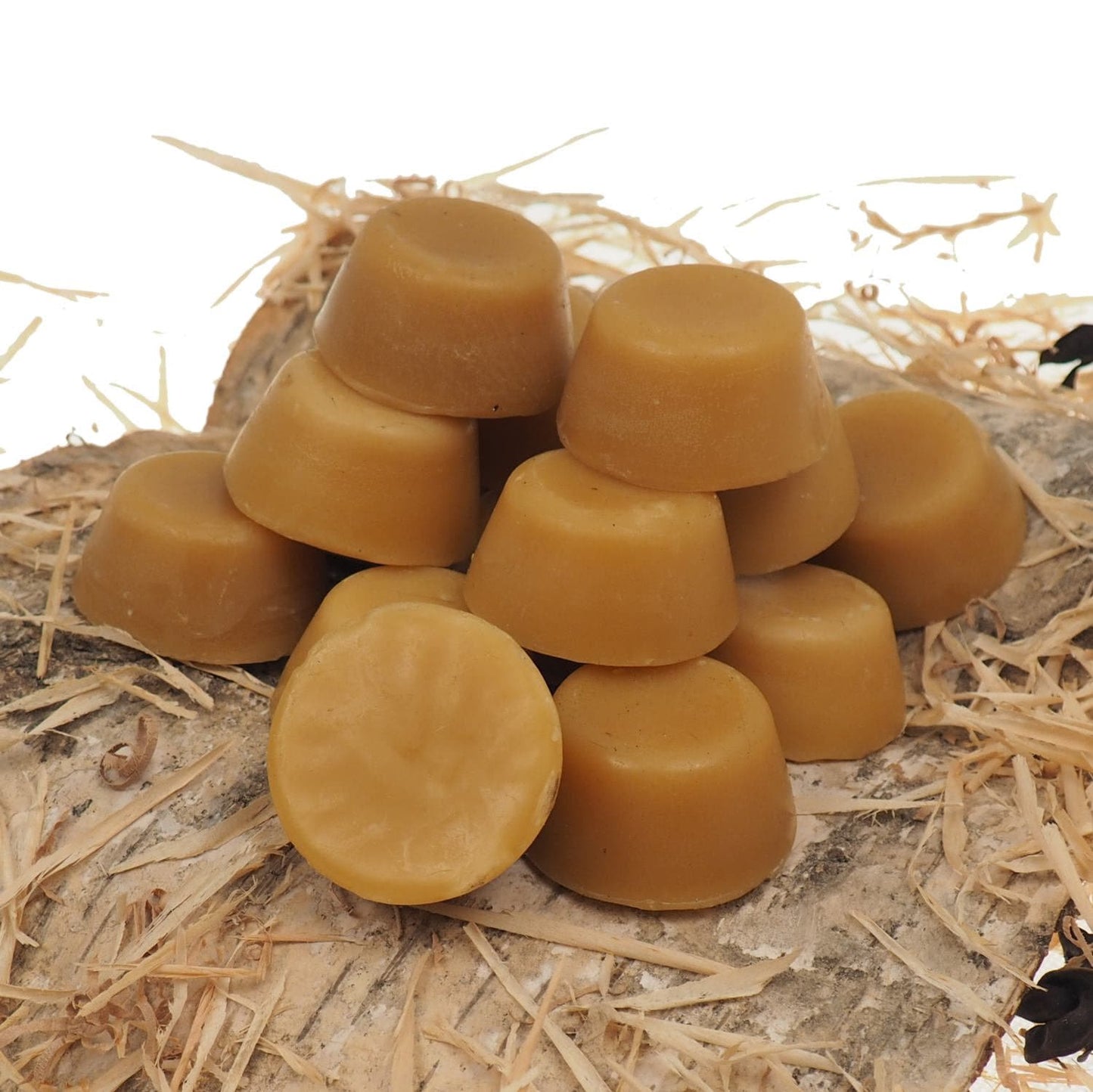 Pure Beeswax piece 2 oz, 60 gram, Unscented Beeswax cake, for handcrafters supply, Natural Eco Friendly for for Meditation, Prayer or Altar