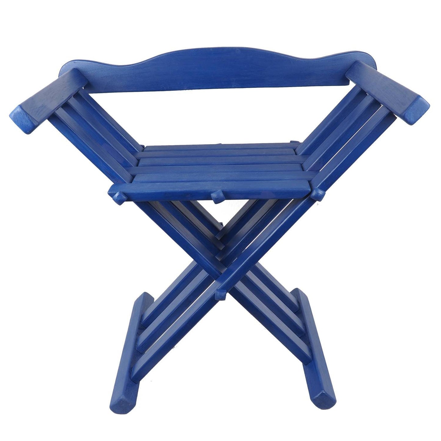 Personalized color Wooden medieval viking folding chair with back support