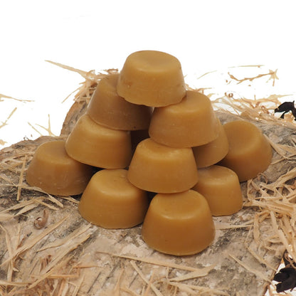 Pure Beeswax piece 2 oz, 60 gram, Unscented Beeswax cake, for handcrafters supply, Natural Eco Friendly for for Meditation, Prayer or Altar