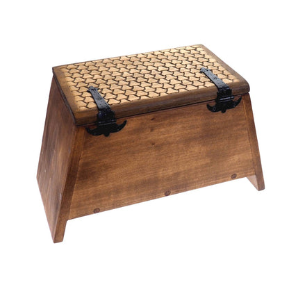 Small Personalized Viking Chest, hand carved, Norse pattern box, perfect wedding gift, SCA and Larp, treasure chest