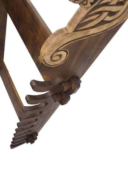 Viking personalized Wall Stand for Weapons, weapon rack with wolf head, hanging weapon holder , norsk style, medieval decor, Larp and SCA,