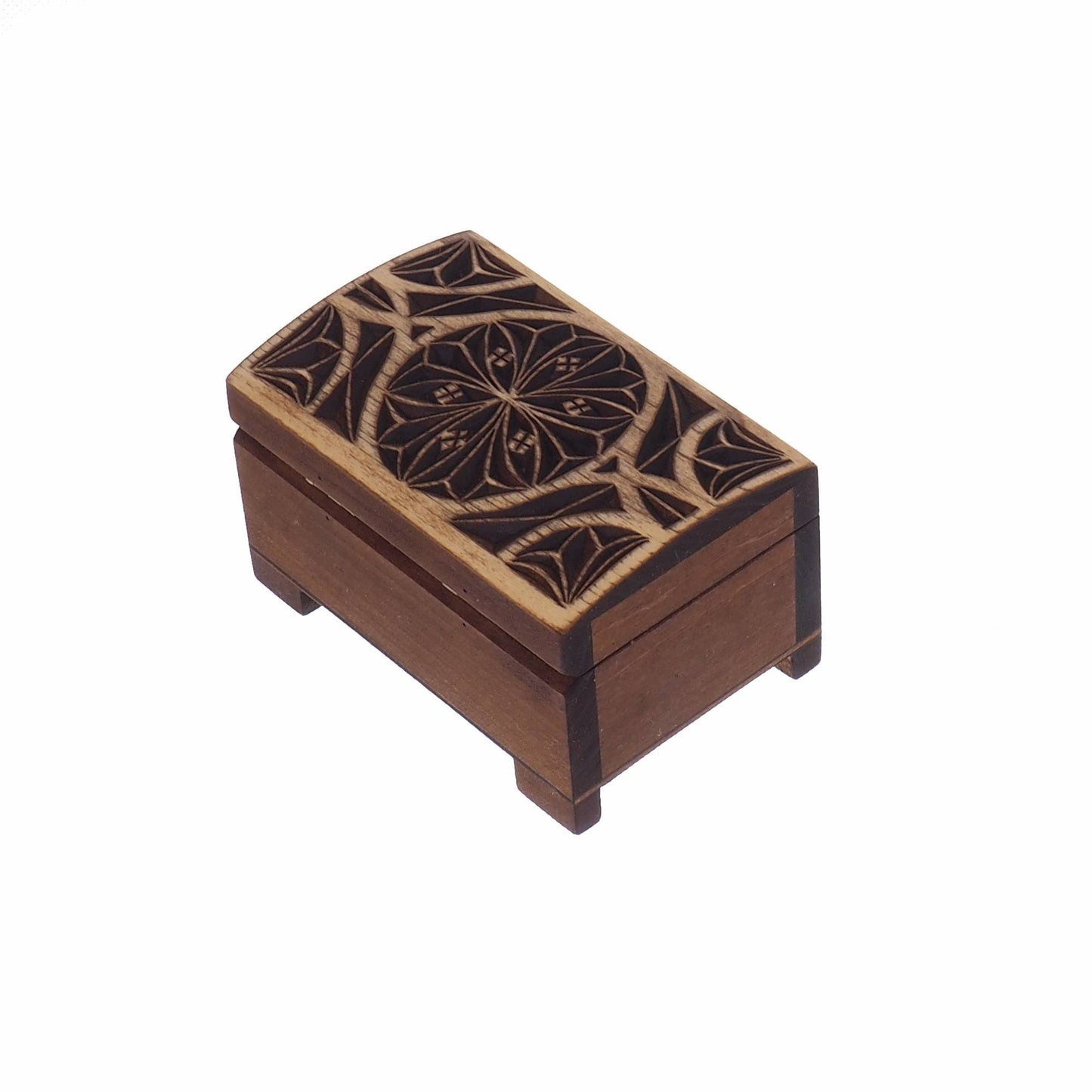 Wooden jewelry box, hand carved, personalized, history pattern, gift box, custom jewelry box, wedding memory box,