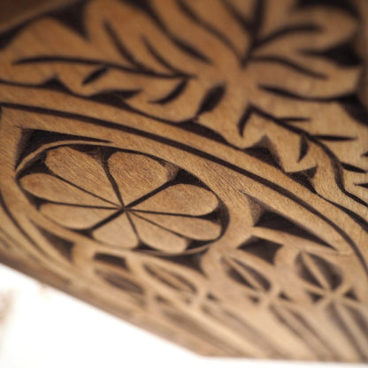 Small Personalized Wood Urn For Human Ashes, Wooden Memorial Box, Carved Keepsake Cremation Urns, Cremation Boxes For Burial Medieval Gothic