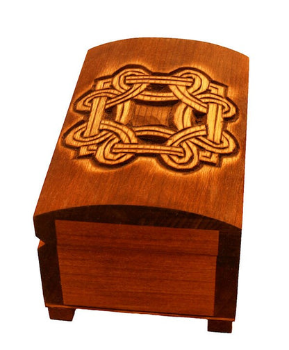 Wooden historical jewelry box