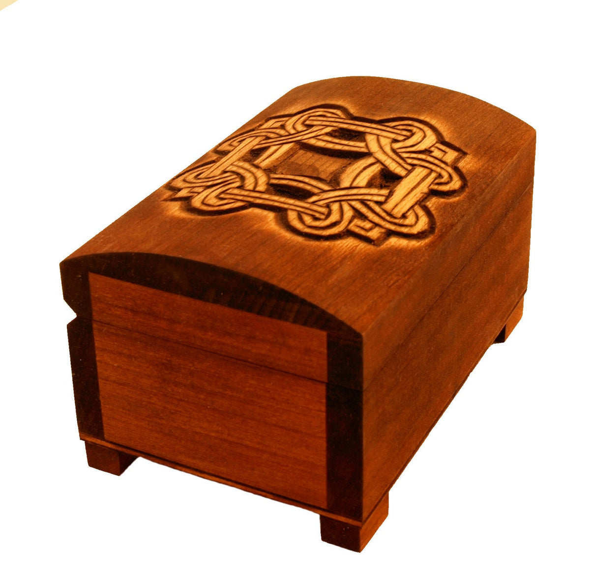Wooden historical jewelry box