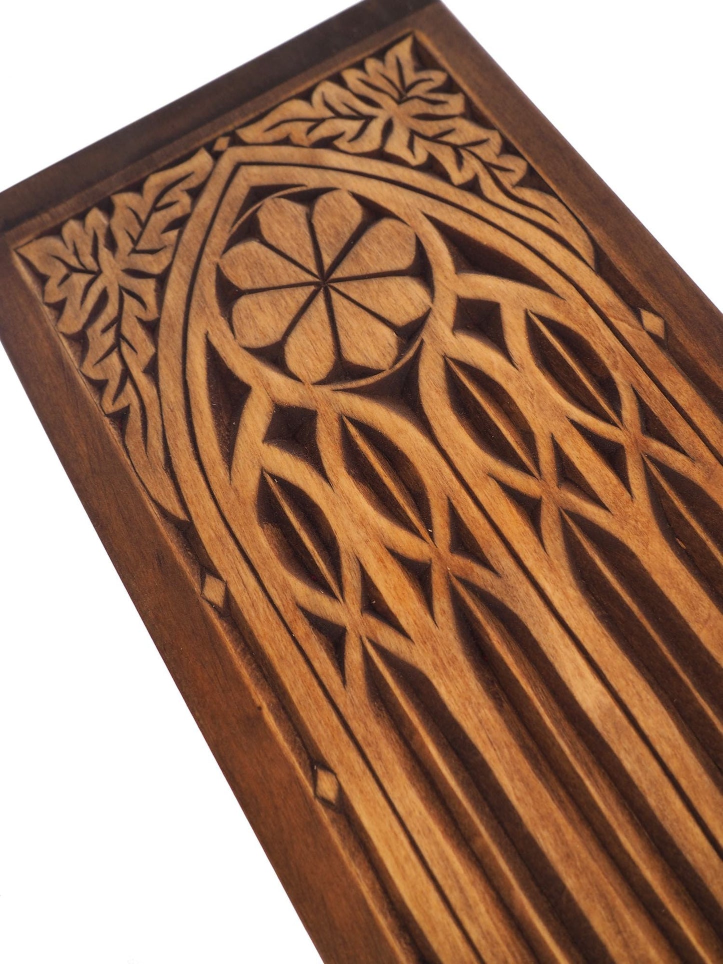 Personalized Wood Urn For Human Ashes, Wooden Memorial Box, Carved Keepsake Cremation Urns, Cremation Boxes For Burial Medieval Gothic style