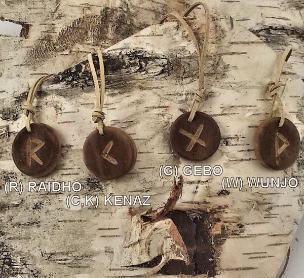 Rune necklace, Rune pendant, Rune jewelry, Wood jewelry, Runes, Viking necklace, Viking pendant, Viking jewelry, Carving Rune