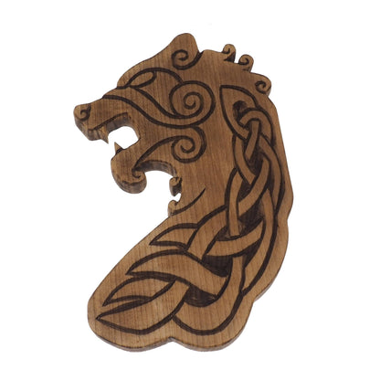Viking Bear Wall Sign, Viking decor, hand carved wall sign, Viking art, wall hanging, carved bear. Norse art, Scandinavian, Viking  banner,