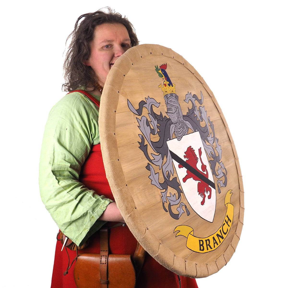 Crest Shield, company logo, Personalized Viking Shield, Hand Painted, Norsman shield, Wall decor, Larp and reenactment, SCA ready, pub decor