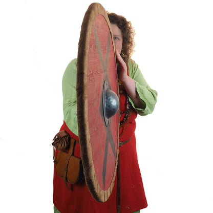 Ingwaz rune Viking Shield Pattern, Norsman shield, Wall decor, Larp and reenactment, SCA ready, black shield